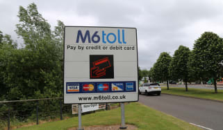 M6 Toll sign